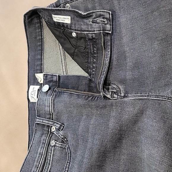 J. Crew Size 29 Washed Black Curvy Full Length Demi Boot Denim Jeans, NWOT - Picture 12 of 15